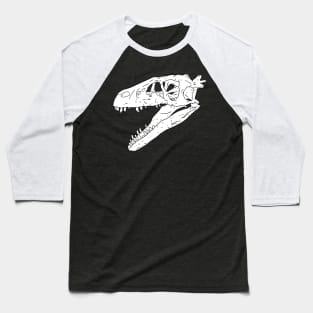 Dromaeosauridae - Fossil Dinosaur - Extinct Raptor Baseball T-Shirt